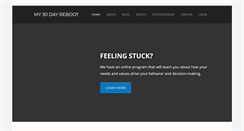 Desktop Screenshot of my30dayreboot.com